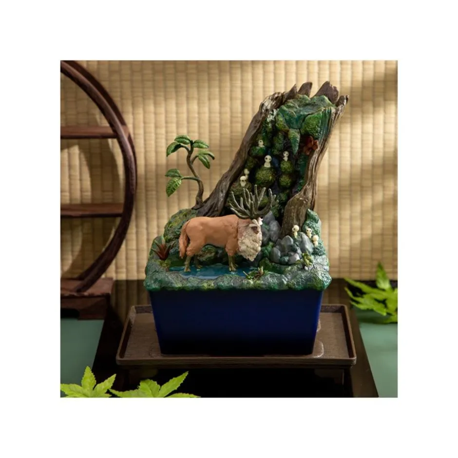 Maison Ghibli Decoration-Bonsai Water Garden Mysterious Forest - Princess Mononoke