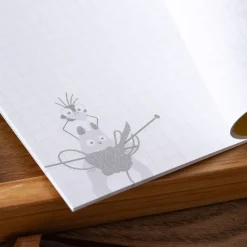 Maison Ghibli Notebooks And Notepads-Carnet De Notes B6 Knitting Lesson - Spirited Away