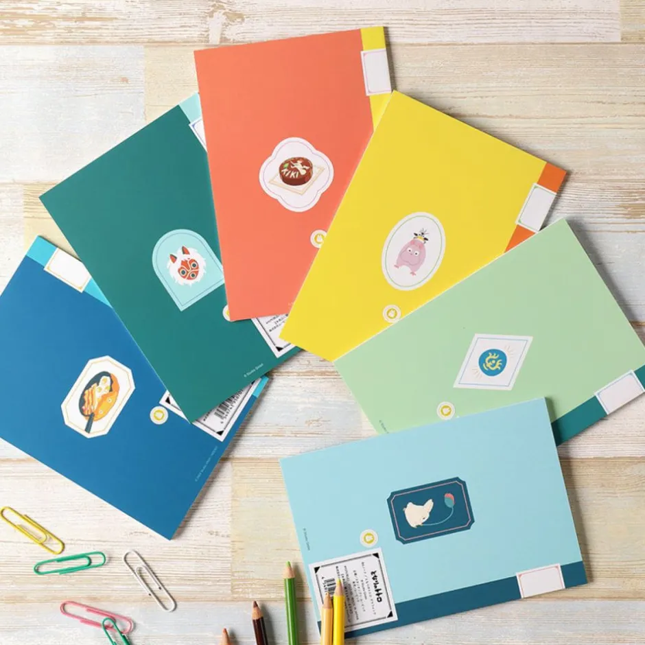 Maison Ghibli Notebooks And Notepads-Carnet De Notes B6 Knitting Lesson - Spirited Away