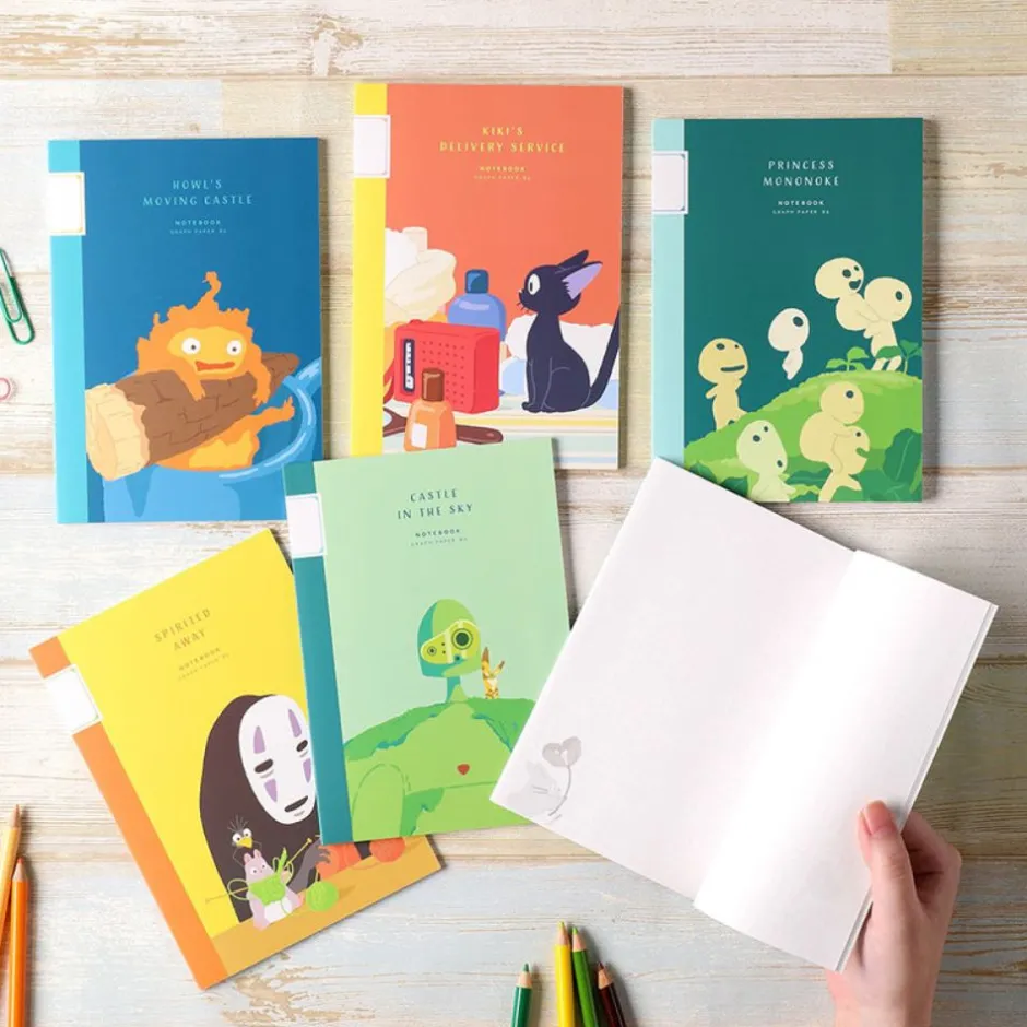 Maison Ghibli Notebooks And Notepads-Carnet De Notes B6 Knitting Lesson - Spirited Away