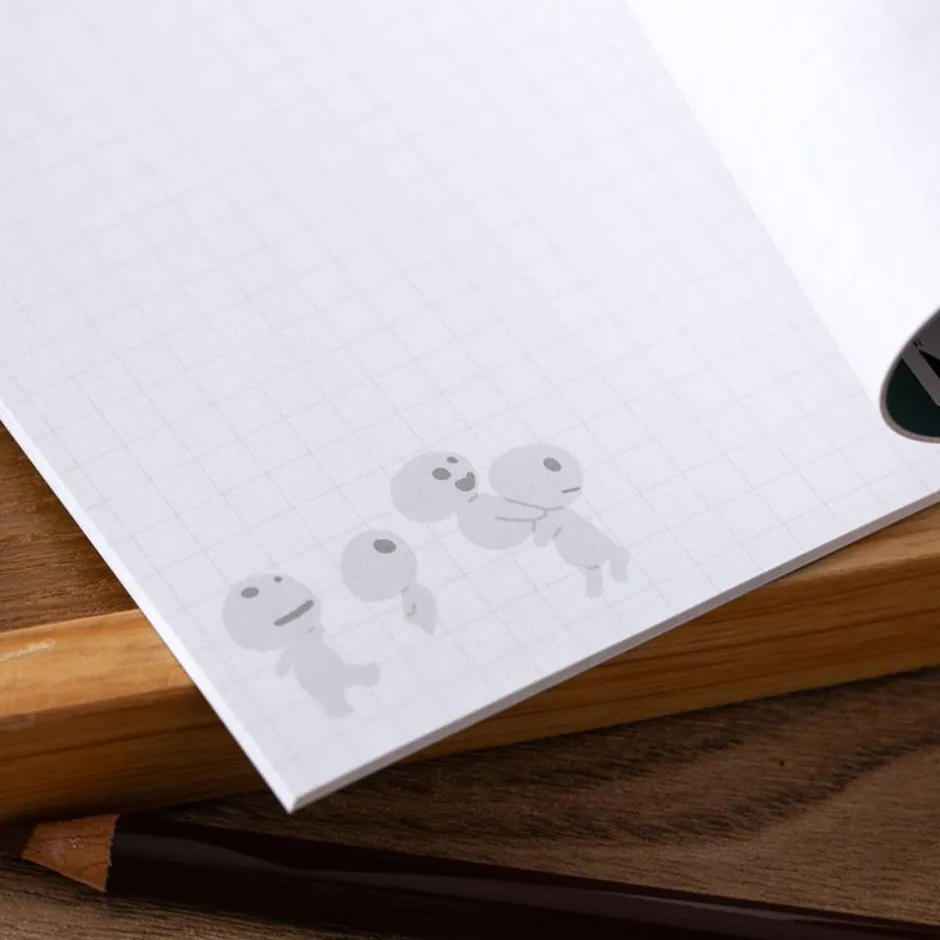 Maison Ghibli Notebooks And Notepads-Carnet De Notes B6 Kodama - Princess Mononoke