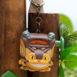 Maison Ghibli Keychains-Catbus Destination Kurukuru Keyring - My Neighbour Totoro