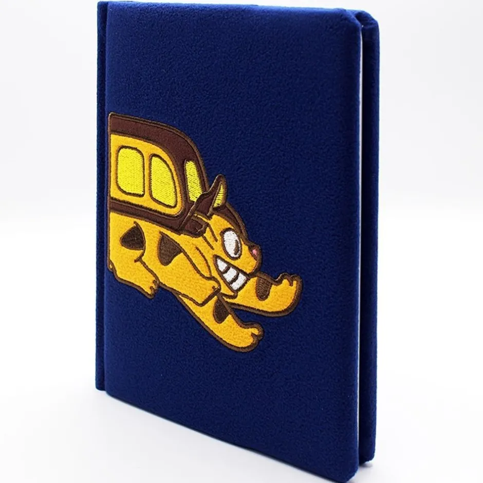 Maison Ghibli Notebooks And Notepads-Catbus Plush Journal - My Neighbor Totoro