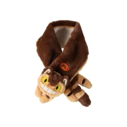 Maison Ghibli Outfits-Catbus Plush Scarf - My Neighbor Totoro