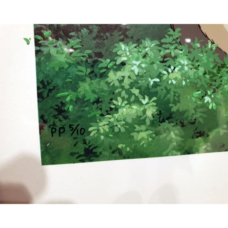 Maison Ghibli Cel Art - Studio Ghibli-Cel Art Totoro On A Summer Day - Studio Ghibli