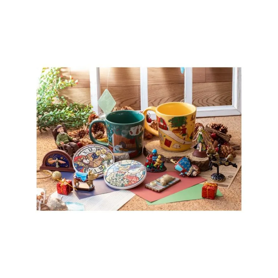 Maison Ghibli Kitchenware-Ceramic Coaster King Of Dwarf & Princess - Whisper Of The Heart
