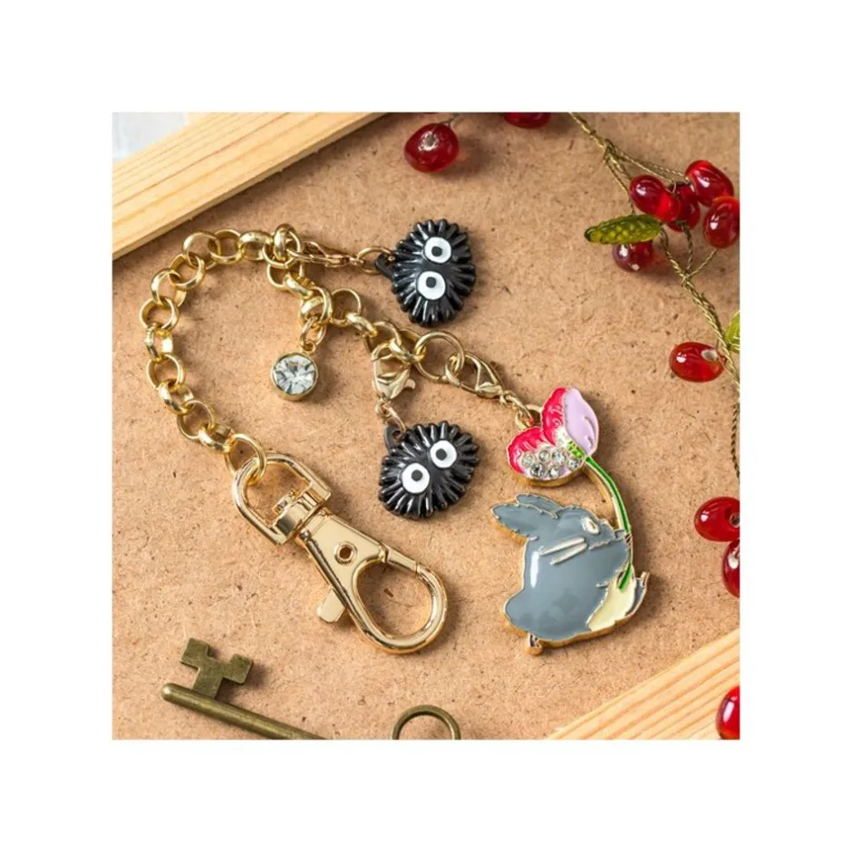 Maison Ghibli Straps-Charm Chain Big Totoro & Flower - My Neighbor Totoro