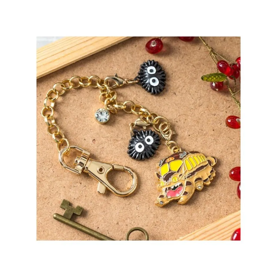 Maison Ghibli Straps-Charm Chain Catbus & Soot Sprites - My Neighbor Totoro