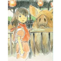 Maison Ghibli Notebooks And Notepads-Chihiro Flexi Journal - Spirited Away