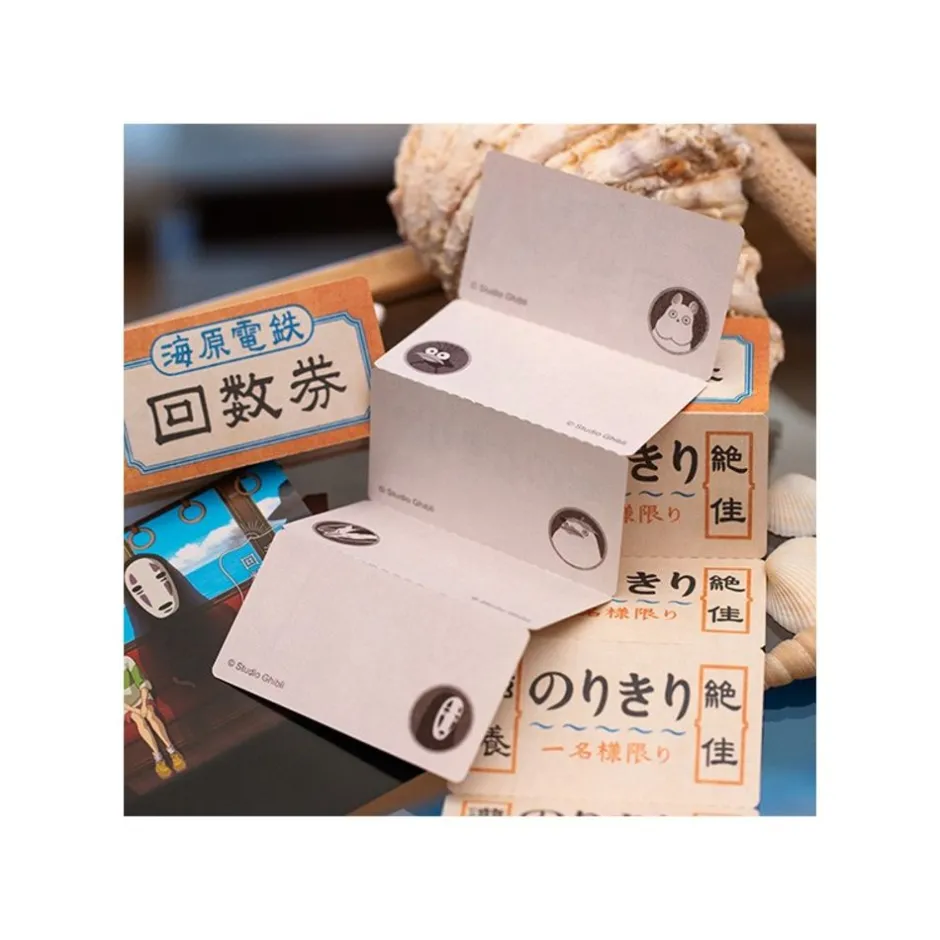 Maison Ghibli Small Equipment-Chihiro Mini Notepad Block Train Ticket - Spirited Away