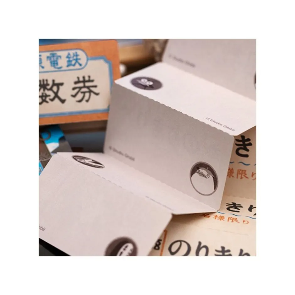 Maison Ghibli Small Equipment-Chihiro Mini Notepad Block Train Ticket - Spirited Away