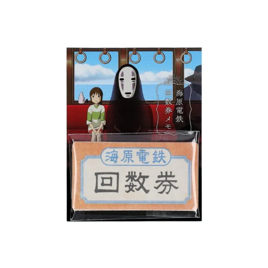 Maison Ghibli Small Equipment-Chihiro Mini Notepad Block Train Ticket - Spirited Away
