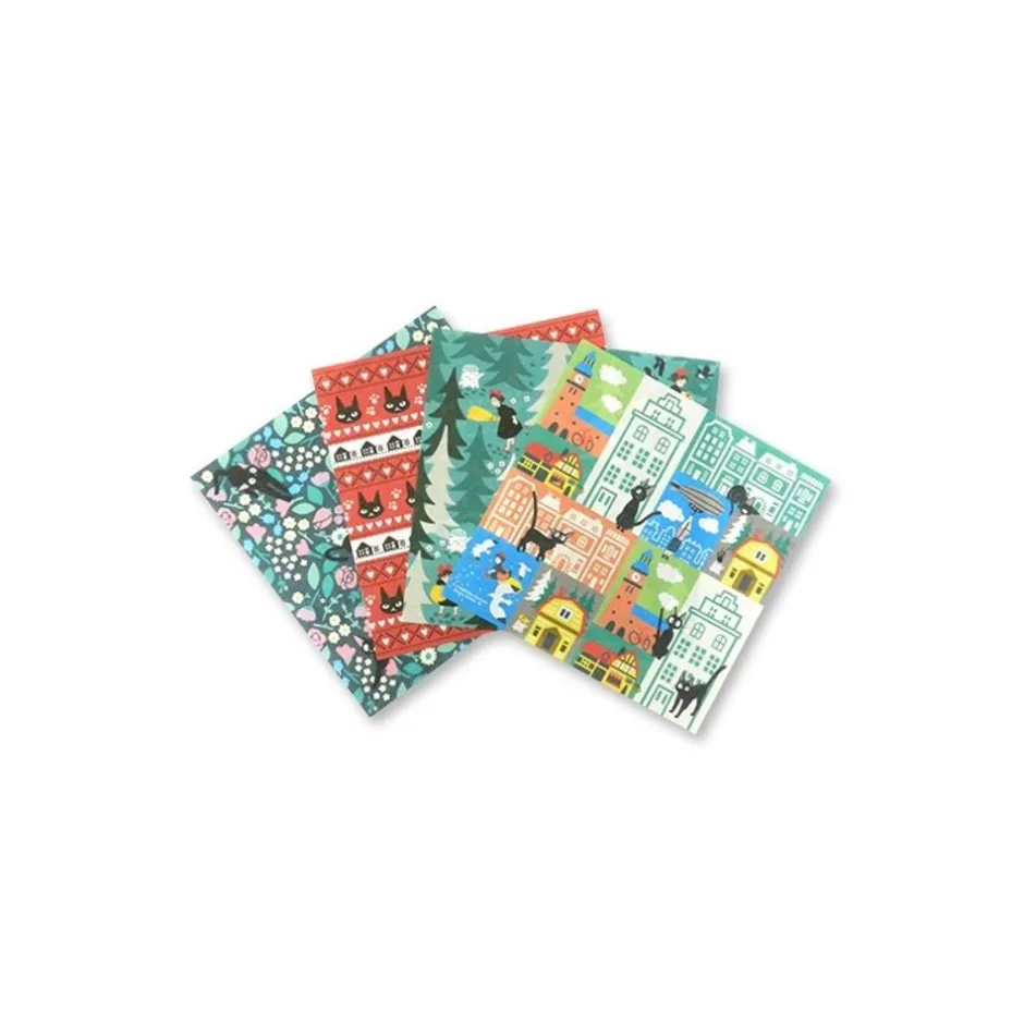 Maison Ghibli Postcards And Letter Papers-Chiyogami Paper - Kiki'S Delivery Service