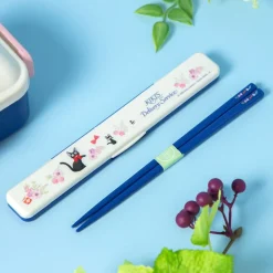 Maison Ghibli Kitchenware-Chopsticks Box Set 18Cm Jiji Flower Garland - Kiki'S Delivery Service