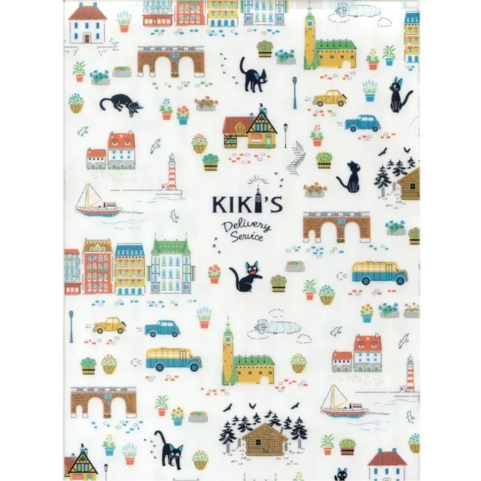 Maison Ghibli Storage-Clear Document Folder Take A Walk - Kiki'S Delivery Service