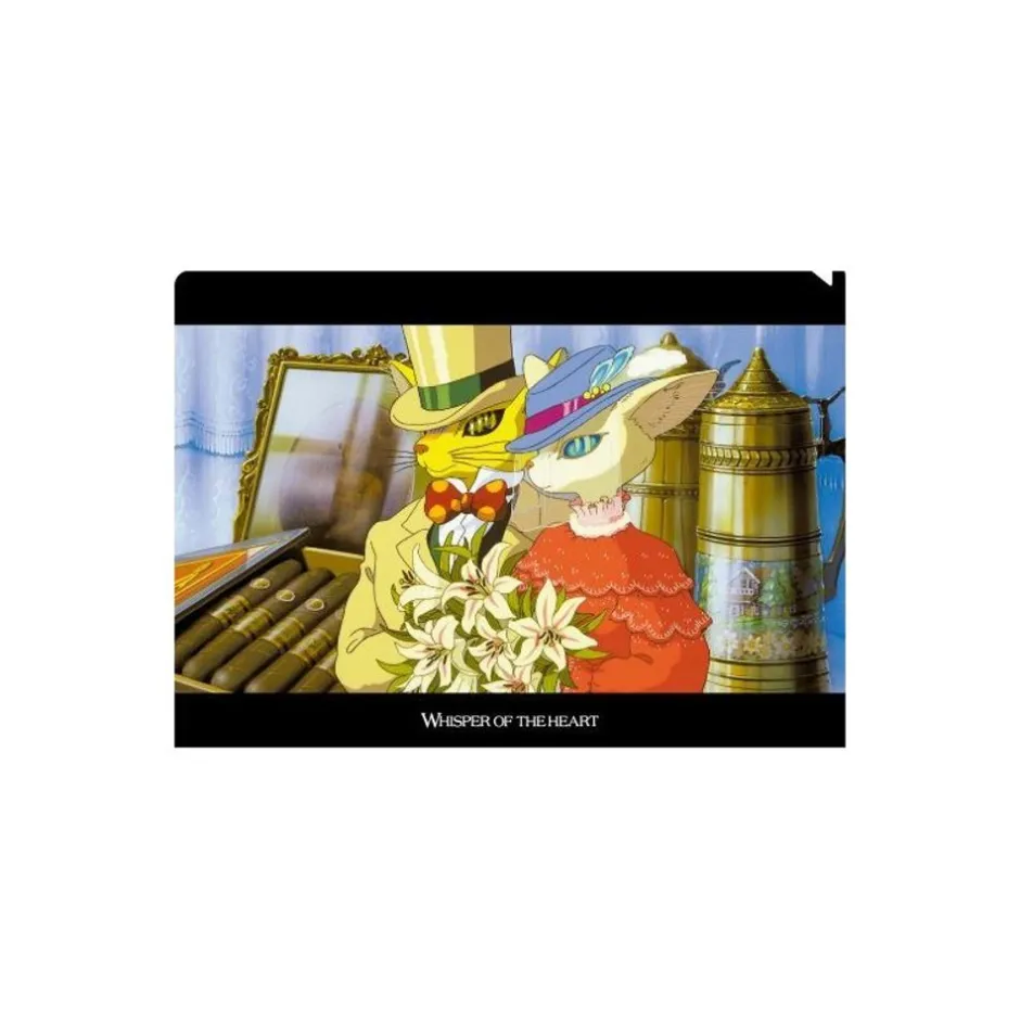 Maison Ghibli Storage-Clear File A4 Baron & Louise - Whisper Of The Heart