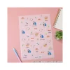 Maison Ghibli Storage-Clear File A4 Break Time Flowers - Howl'S Moving Castle