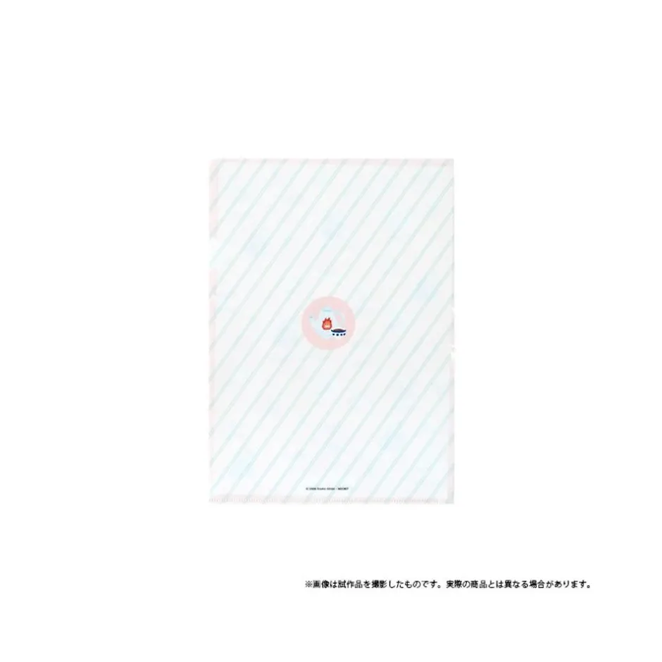 Maison Ghibli Storage-Clear File A4 Break Time Flowers - Howl'S Moving Castle