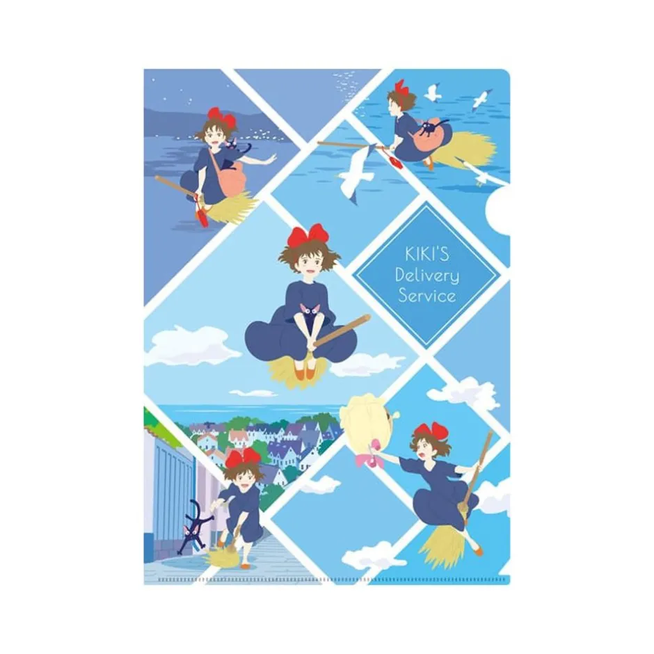 Maison Ghibli Storage-Clear File A4 Flying Kiki - Kiki'S Delivery Service