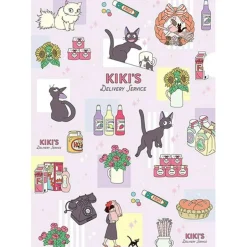 Maison Ghibli Storage-Clear File A4 Jiji & Kiki Shopping - Kiki'S Delivery Service