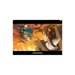 Maison Ghibli Storage-Clear File A4 Rescue - Castle In The Sky