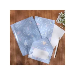 Maison Ghibli Postcards And Letter Papers-Clear Folder & Letter Set Sophie And Haru - Howl'S Moving Castle
