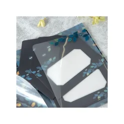 Maison Ghibli Postcards And Letter Papers-Clear Folder & Letter Set Soot Sprites Leaves - My Neighbor Totoro