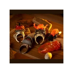 Maison Ghibli Figurines-Collection Calcifer Assorted 6 Rings - Howl'S Moving Castle