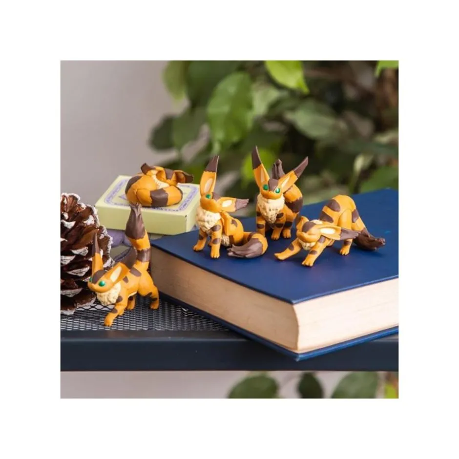 Maison Ghibli Figurines-Collection Fox Squirrel Assorted 6 Figurines - Castle In The Sky