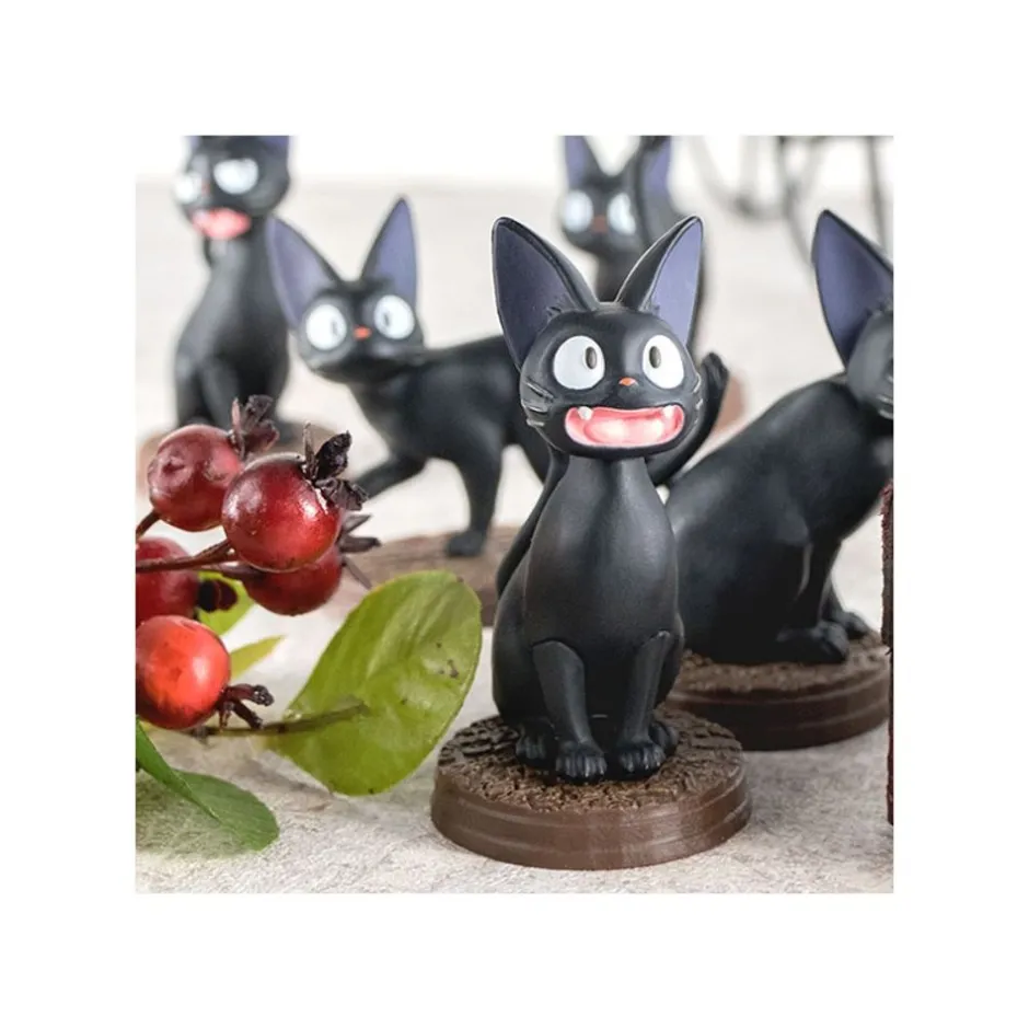 Maison Ghibli Figurines-Collection Jiji Assorted 6 Figurines - Kiki'S Delivery Service