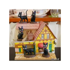 Maison Ghibli Figurines-Collection Jiji Assorted 6 Figurines - Kiki'S Delivery Service