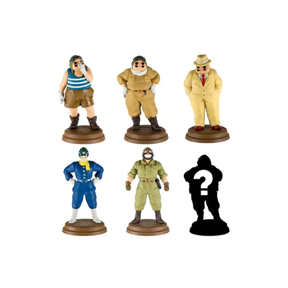 Maison Ghibli Figurines-Collection Marco Assorted 6 Figurines- Porco Rosso