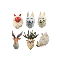 Maison Ghibli Figurines-Collection Of 6 Assorted 3D Character Magnet -Princess Mononoke