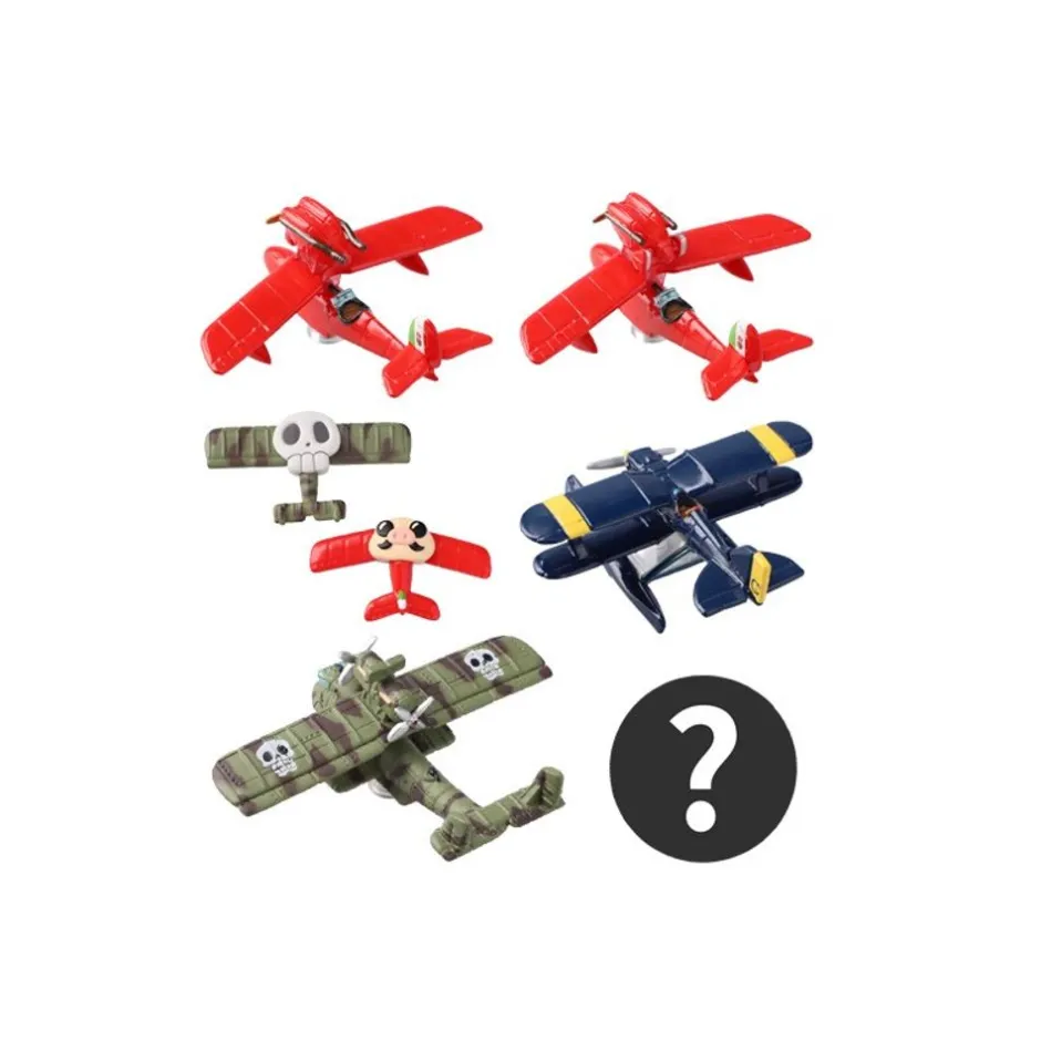 Maison Ghibli Figurines-Collection Seaplane Assorted 6 Magnets - Porco Rosso