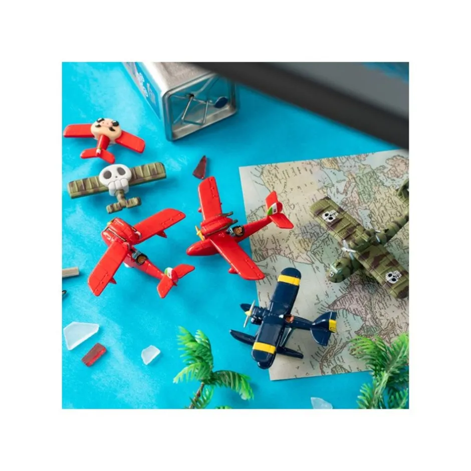 Maison Ghibli Figurines-Collection Seaplane Assorted 6 Magnets - Porco Rosso