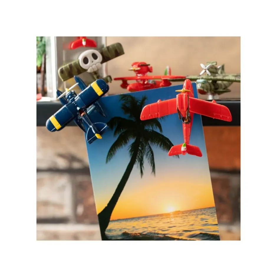 Maison Ghibli Figurines-Collection Seaplane Assorted 6 Magnets - Porco Rosso