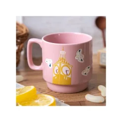 Maison Ghibli Kitchenware-Coloful Embossed Mug Kiki On Her Broom - Kiki'S Delivery Service