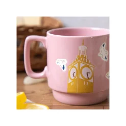 Maison Ghibli Kitchenware-Coloful Embossed Mug Kiki On Her Broom - Kiki'S Delivery Service