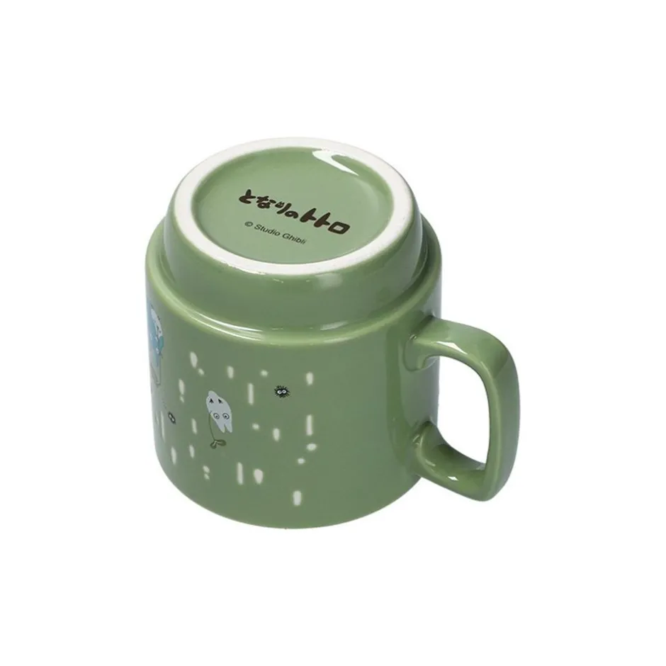 Maison Ghibli Kitchenware-Coloful Embossed Mug Totoro Holding Umbrella - My Neighbor Totoro