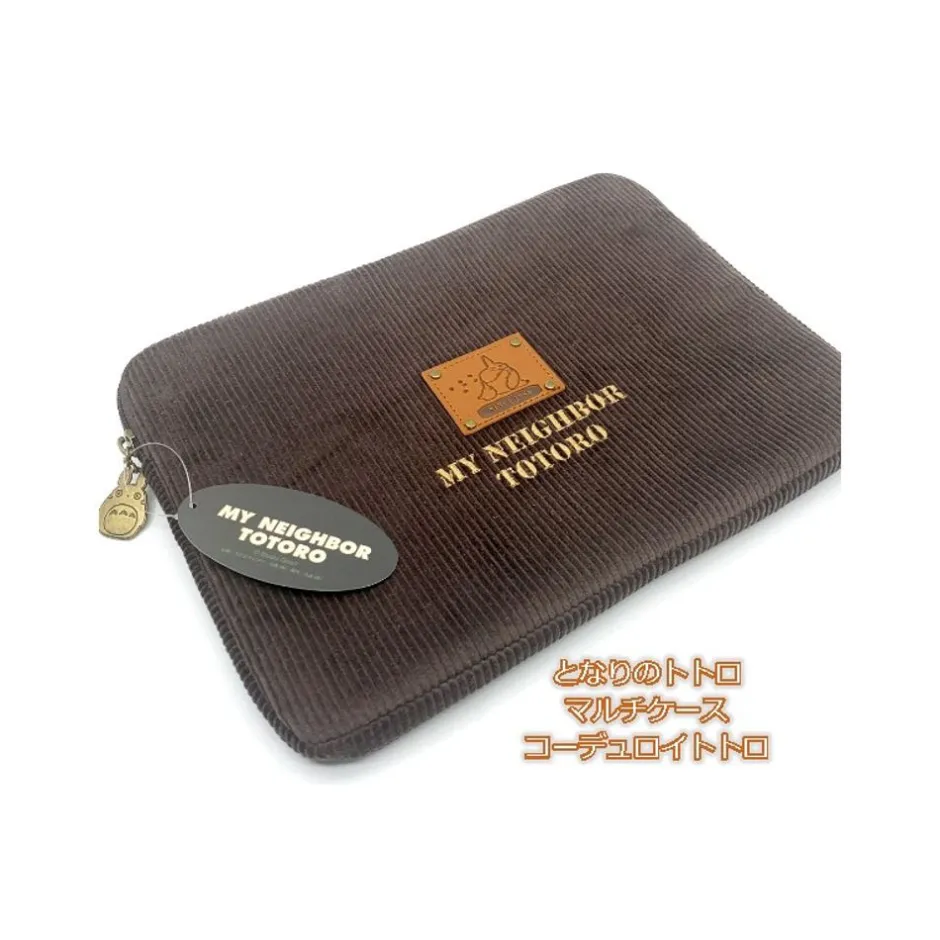 Maison Ghibli Bags-Corduroy Satchel Totoro Patch - My Neighbor Totoro
