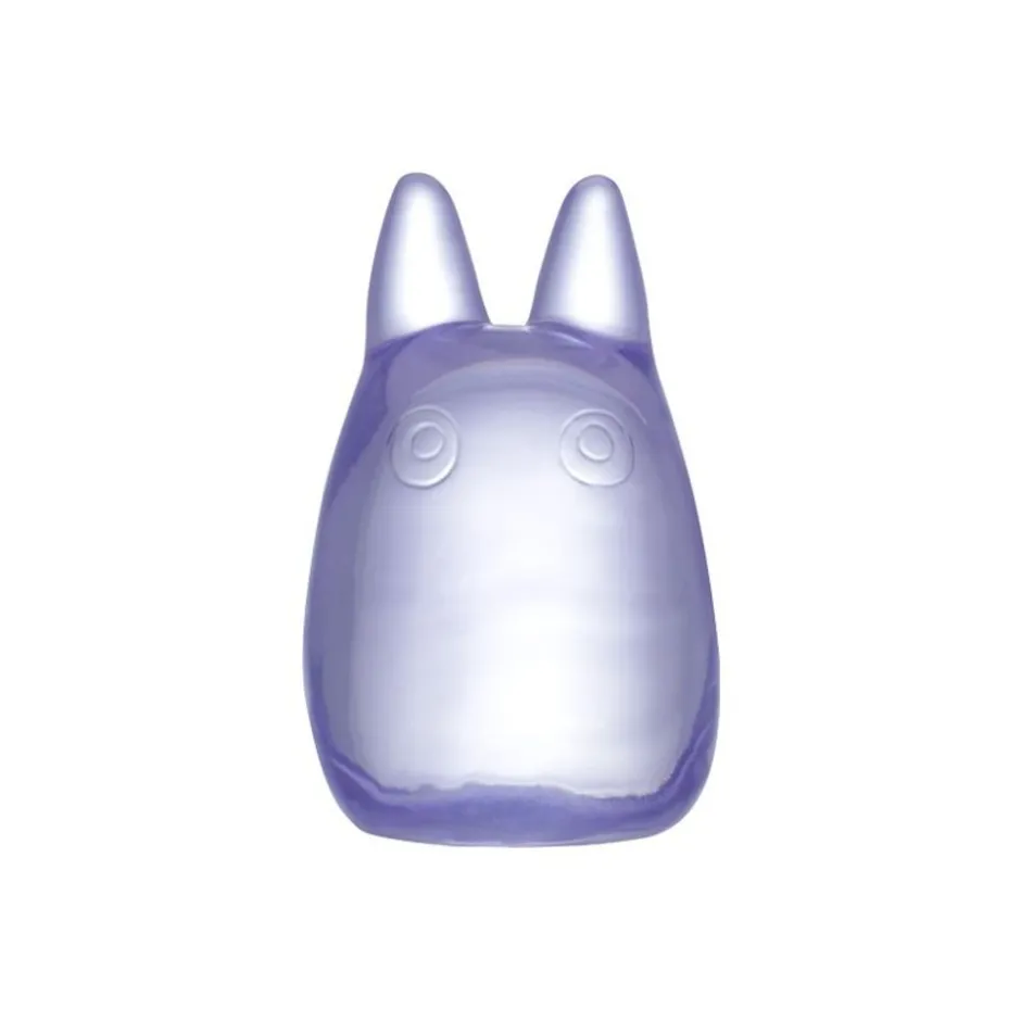 Maison Ghibli Statues-Crystal Figurine Transparent Small Totoro Purple - My Neighbor Totoro