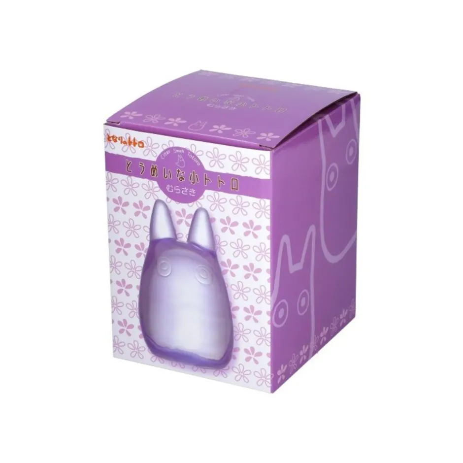 Maison Ghibli Statues-Crystal Figurine Transparent Small Totoro Purple - My Neighbor Totoro