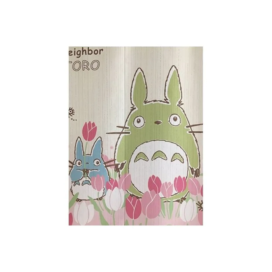 Maison Ghibli Wall Decoration-Curtains Tulips Totoro - My Neighbor Totoro
