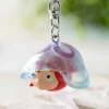 Maison Ghibli Keychains-3D Keychains Ponyo And Jellyfish - Ponyo By The Cliff