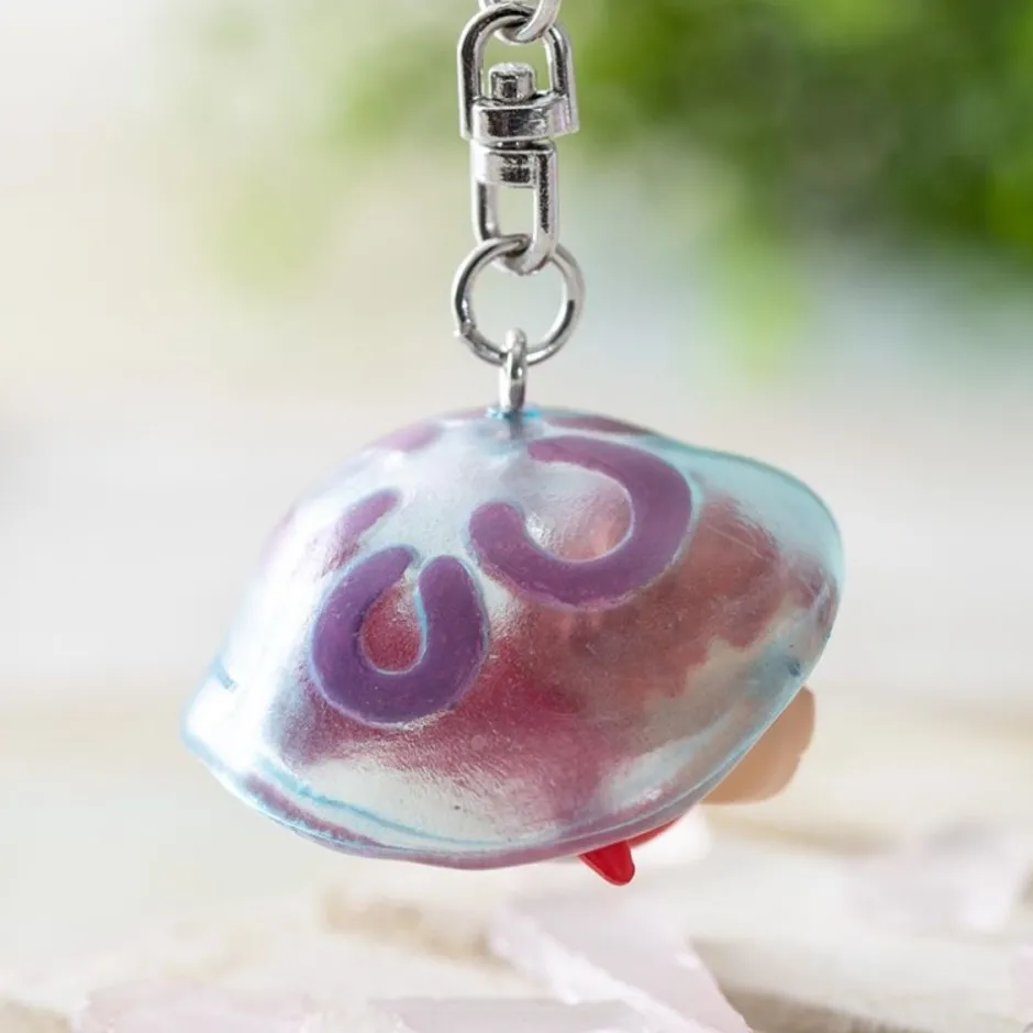 Maison Ghibli Keychains-3D Keychains Ponyo And Jellyfish - Ponyo By The Cliff