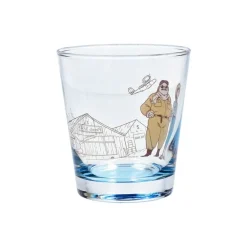 Maison Ghibli Kitchenware-Decorated Glass Marco & Fio - Porco Rosso