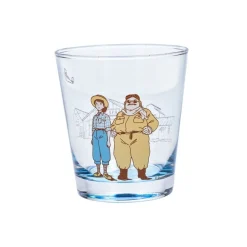 Maison Ghibli Kitchenware-Decorated Glass Marco & Fio - Porco Rosso