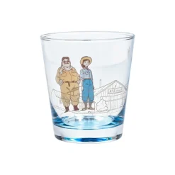 Maison Ghibli Kitchenware-Decorated Glass Marco & Fio - Porco Rosso