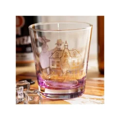 Maison Ghibli Kitchenware-Decorated Glass Marco & Gina - Porco Rosso