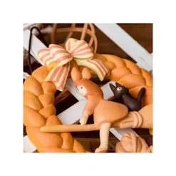 Maison Ghibli Decoration-Decoration Kiki And Jiji Bread Wreath - Kiki'S Delivery Service